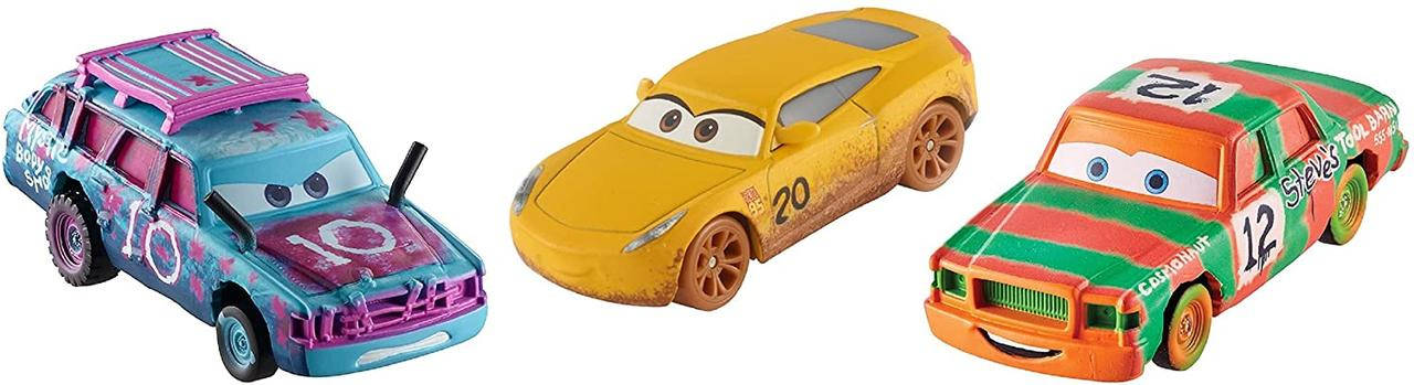 Ігровий набір трьох героїв з мультфільму Тачки 3 (Disney Pixar Cars Die-cast 3-Pack) від Mattel, фото 1