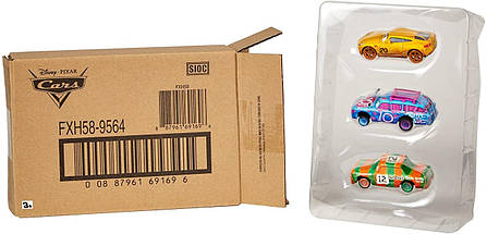 Ігровий набір трьох героїв з мультфільму Тачки 3 (Disney Pixar Cars Die-cast 3-Pack) від Mattel, фото 2