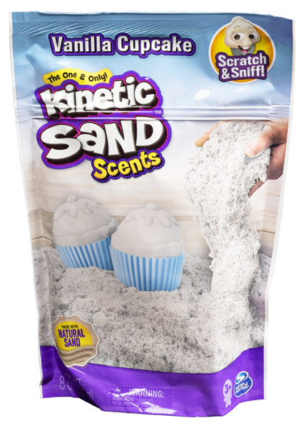 Кинетический песок для детского творчества с ароматом Kinetic Sand Ванильный капкейк 227 г - фото 1 - id-p1290936881