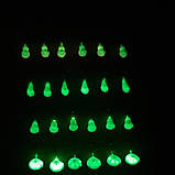 Набір мормишок Фосфорних 30 шт., фото 2