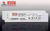 Джерело живлення LPV-60-24: AC/DC, IP67, 60W. 162.5*42.5*32(L*W*H)
