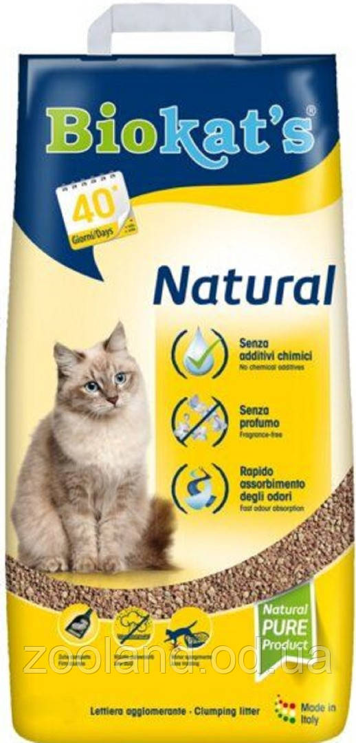 17251 Biokat's Natural Наповнювач грудкується, 5 кг