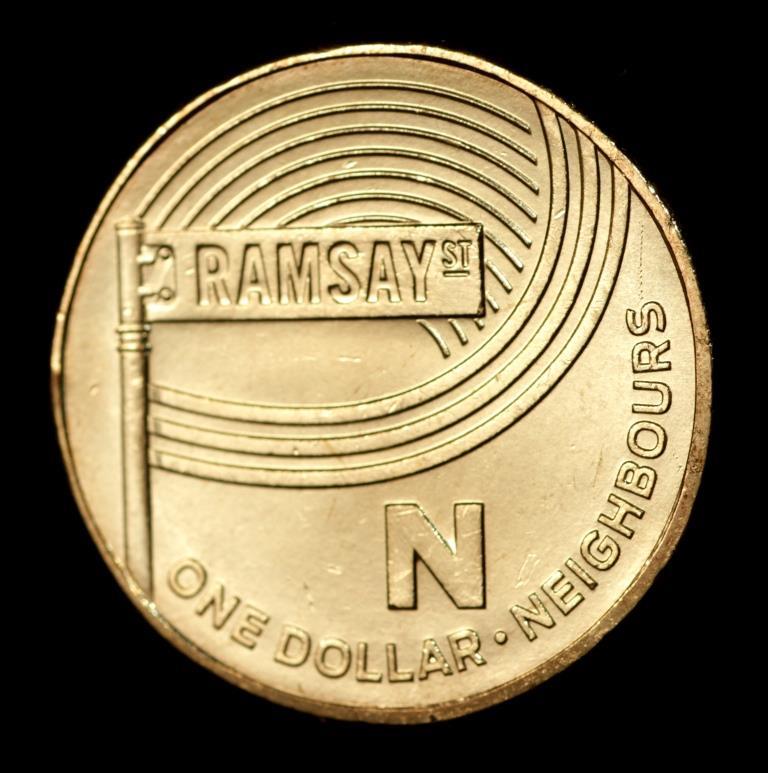 Монета Австралії 1 долар 2019 р. Алфавіт. Буква N
