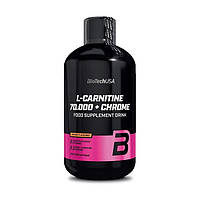 Л-Карнитин + Хром BioTech L-Carnitine 70 000 + Chrome (500 ml, orange)