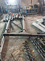 Шнек із підборником Ø 133х4000 мм. 380 В Продуктивність 5-9 т./год.