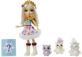 Кукла Enchantimals Odele Owl Doll & Сім’ї полярних сов з сюрпризом Mattel GJX46