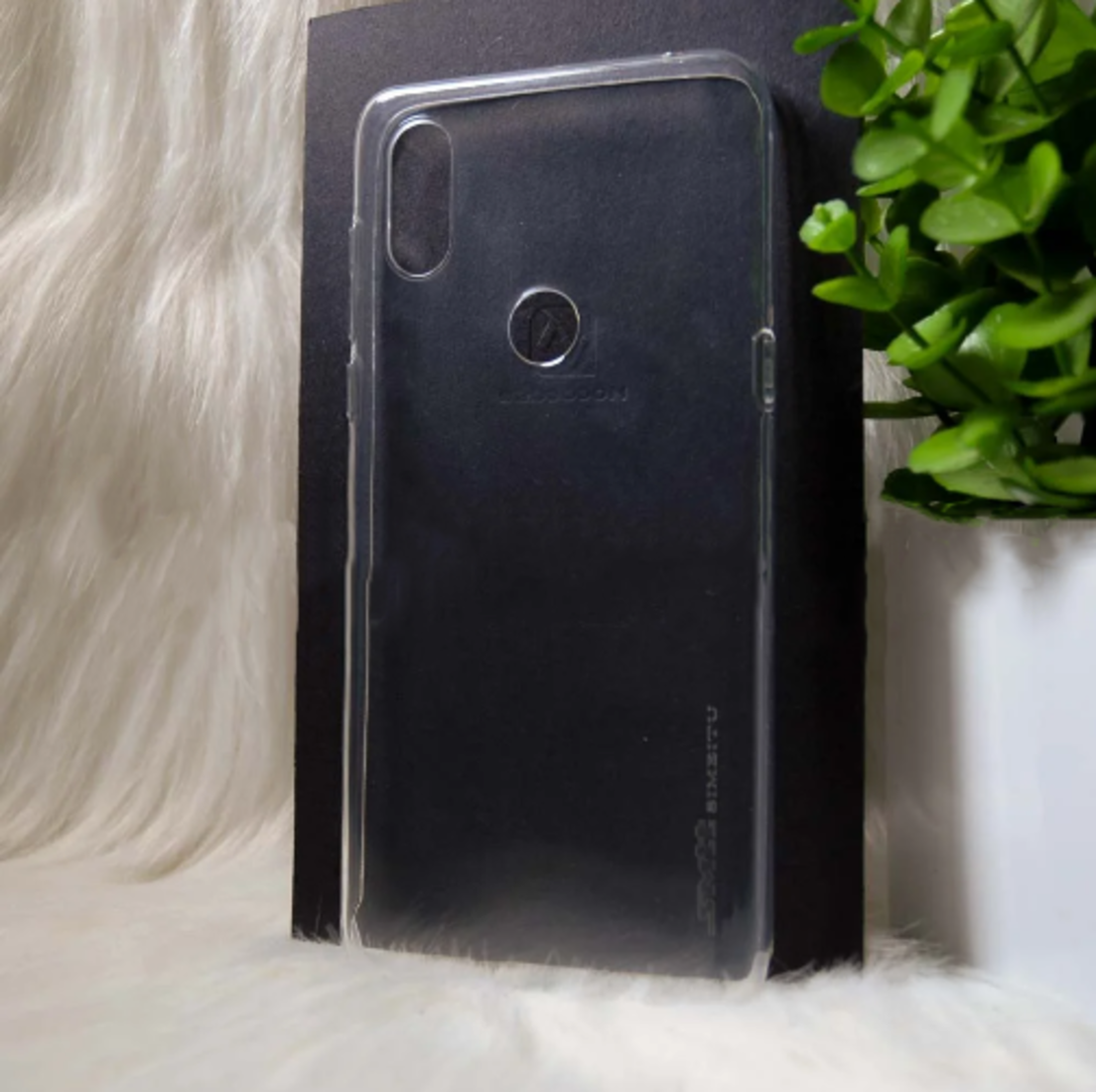 Силіконовий чохол Xiaomi Mi Mix 3 "SMTT" Прозорий (transparent)