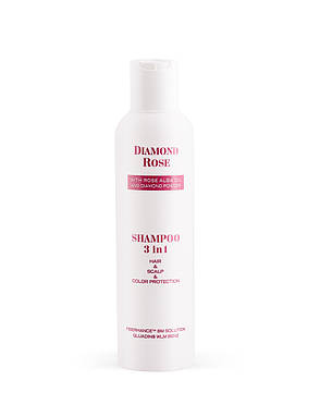 Шампунь для волосся 3 в 1 захист волосся, шкіри та кольору Diamond Rose від BioFresh 200 мл, фото 4