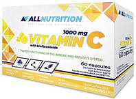 Витмин С All Nutrition Vitamin C 1000mg + Bioflaw 60 caps Вітамін С Ц 60 таб.