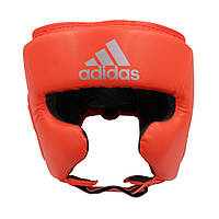 Шолом боксерський Adidas Super Speed Pro Training (яскраво червоний/срібло, ADISBHG042) L