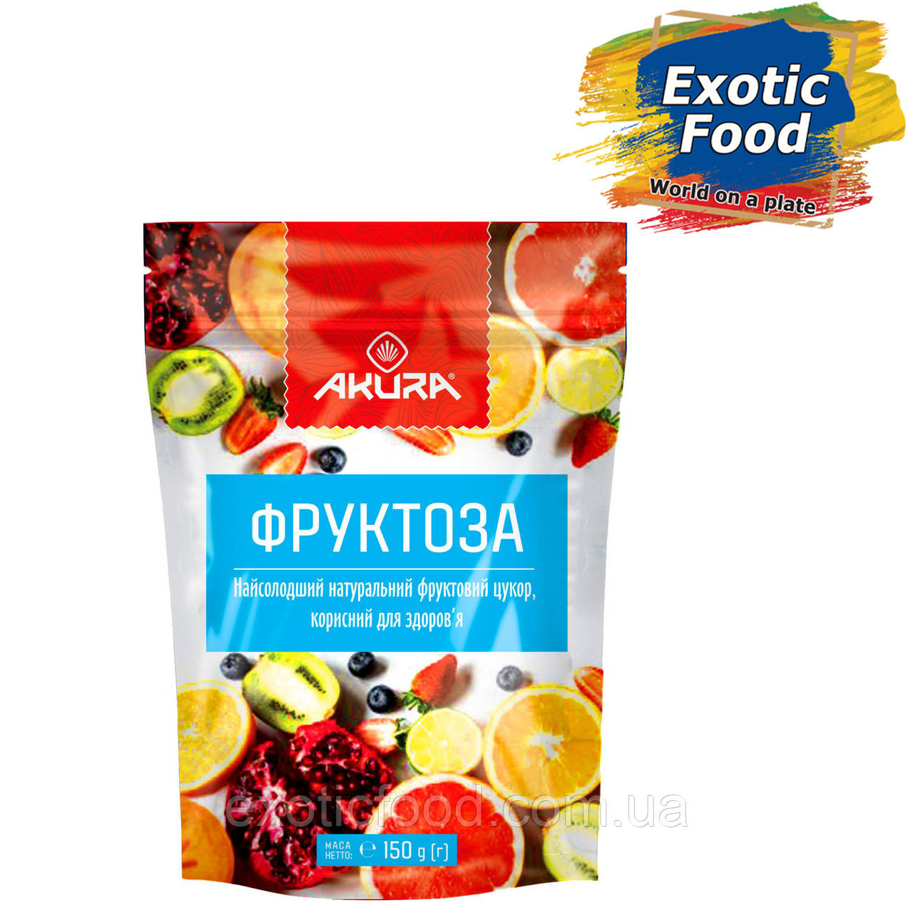 Фруктоза 150 г. ТМ "AKURA"