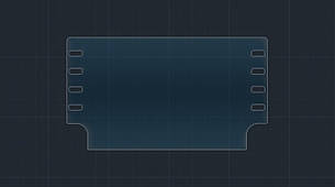 Захисне гібридне скло на монітор 10.3" MATT TOYOTA C-HR 2019 - 2023