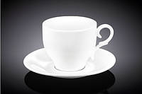 Чашка кофейная с блюдцем фарфор Wilmax (Вилмакс) 330 мл (WL-993105)