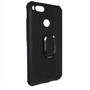 Чохол силіконовий TPU з підставкою для Xiaomi Redmi Note 4 / 4X black