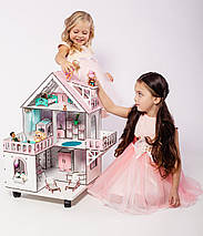 Ляльковий будиночок NestWood "МІНІ КОТЕДЖ" для ляльок LOL на підставці з коліщатками, фото 2