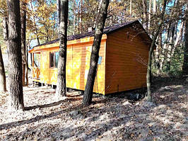 Будинок щитовий 8х4,3 під ключ зимовий варіант з пічкою