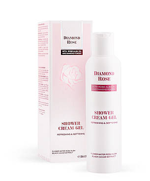 Освіжаючий крем-гель для душу Diamond Rose від BioFresh 200 мл, фото 1