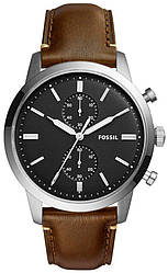 Годинники наручні чоловічі FOSSIL FS5280 кварцові, ремінець з шкіри, США, УЦІНКА