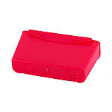 Сушарка для посуду Kamille KM-0763B 37х33х13,5см Червоний Сушарка з піддоном Сушарка для посуду настільна, фото 3