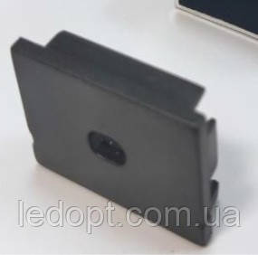 Заглушка ЗПВ20 для алюмінієвого профілю ЛС20Black