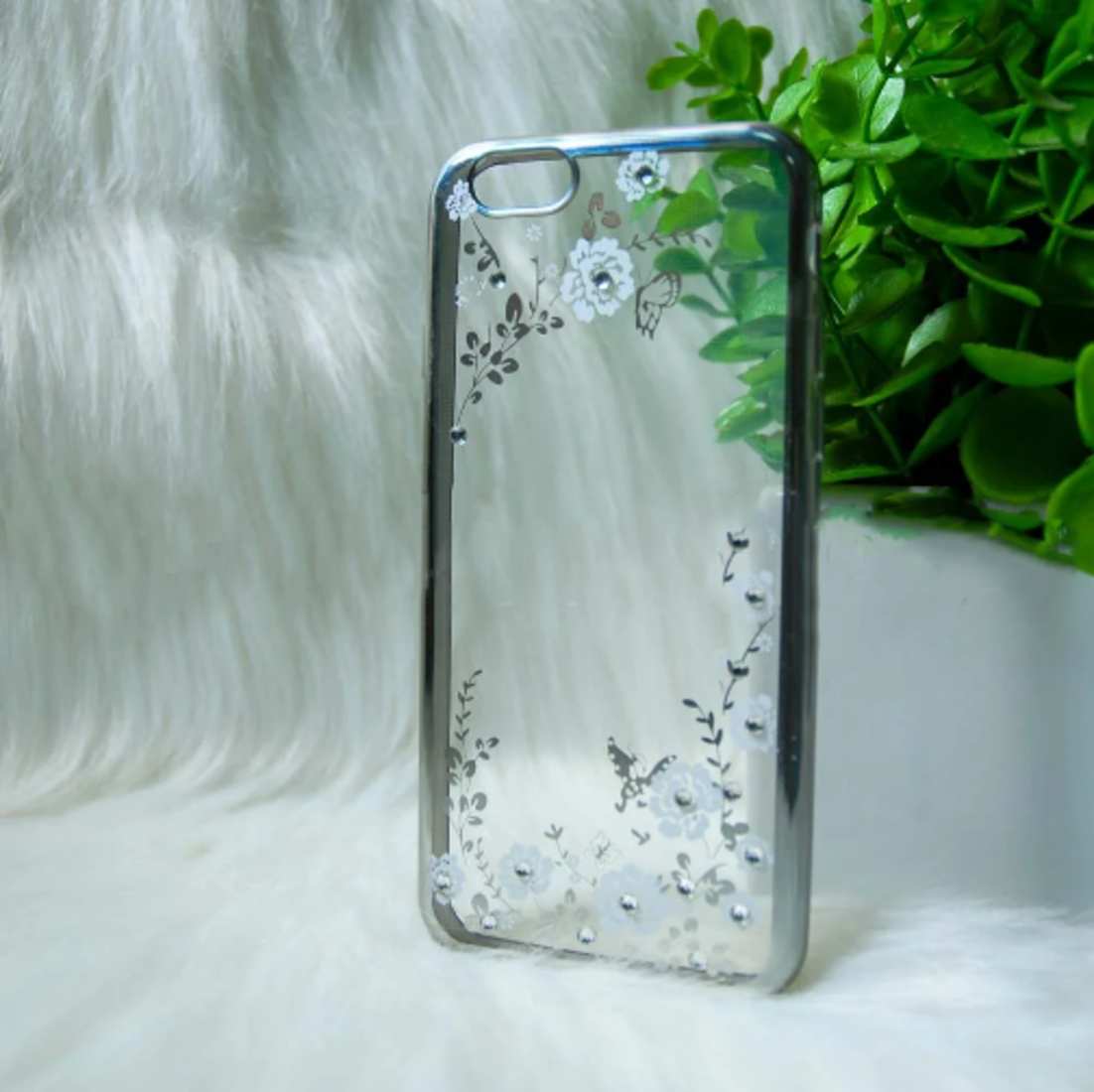 Силіконовий чохол Iphone 6 / 6s "Victoria's Secrets" Сірий (Silver), фото 1