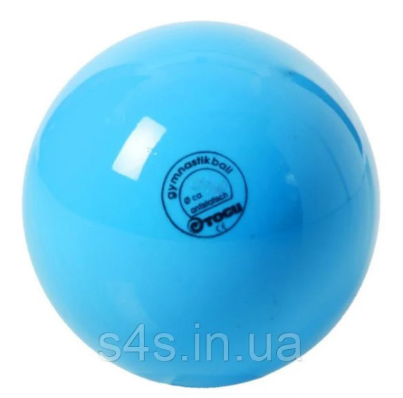 М'яч гімнастичний TOGU d.19 см, 400 г (17 кольорів в асортименті) Блакитний