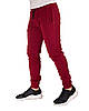 Теплі чоловічі спортивні штани на флісі WB розмір S бордові, фото 2