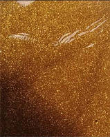 Фоамиран (флексика)1.7±0.1мм. Золото темное.ГЛИТТЕР (GLITTER) на клеевой основе A4 (21х30 см.)