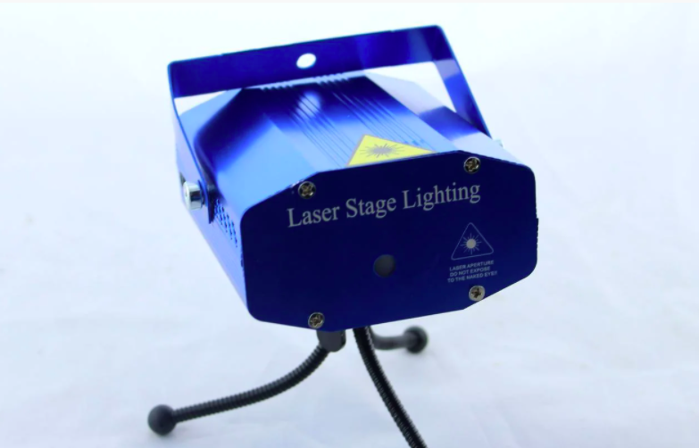 Диско лазер 4in1 HJ08 FK лазерний проєктор MINI LASER 1LOGO