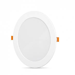 Світильник світлодіодний вбудований VIDEX круглий 18W 5000K 220V (24070), фото 3