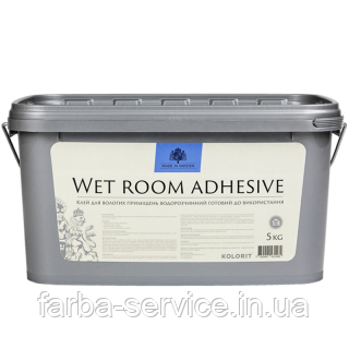 Клей для обоев и стеклохолста Kolorit Wet Room Adhesive - фото 1 - id-p1291175604