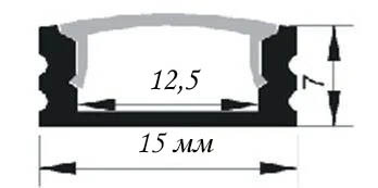 Biom алюминиевый профиль накладной стандартный для светодиодной ленты (заглушки продаются отдельно) - фото 7 - id-p38232772