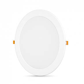 Світильник світлодіодний вбудований VIDEX круглий 24W 5000K 220V (24882), фото 3