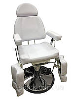Педикюрное кресло для клиента на гидравлике с раздельной подножкой 227В-2