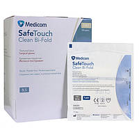 Перчатки латексные хирургические неприпудренные стерильные Medicom SafeTouch Clean Bi-Fold р. 7,5