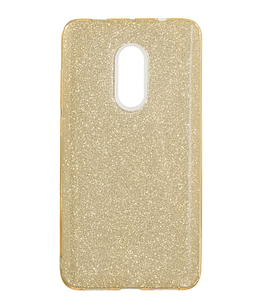 Чохол силікон блискітки для Xiaomi Redmi Note 4 / 4X Gold