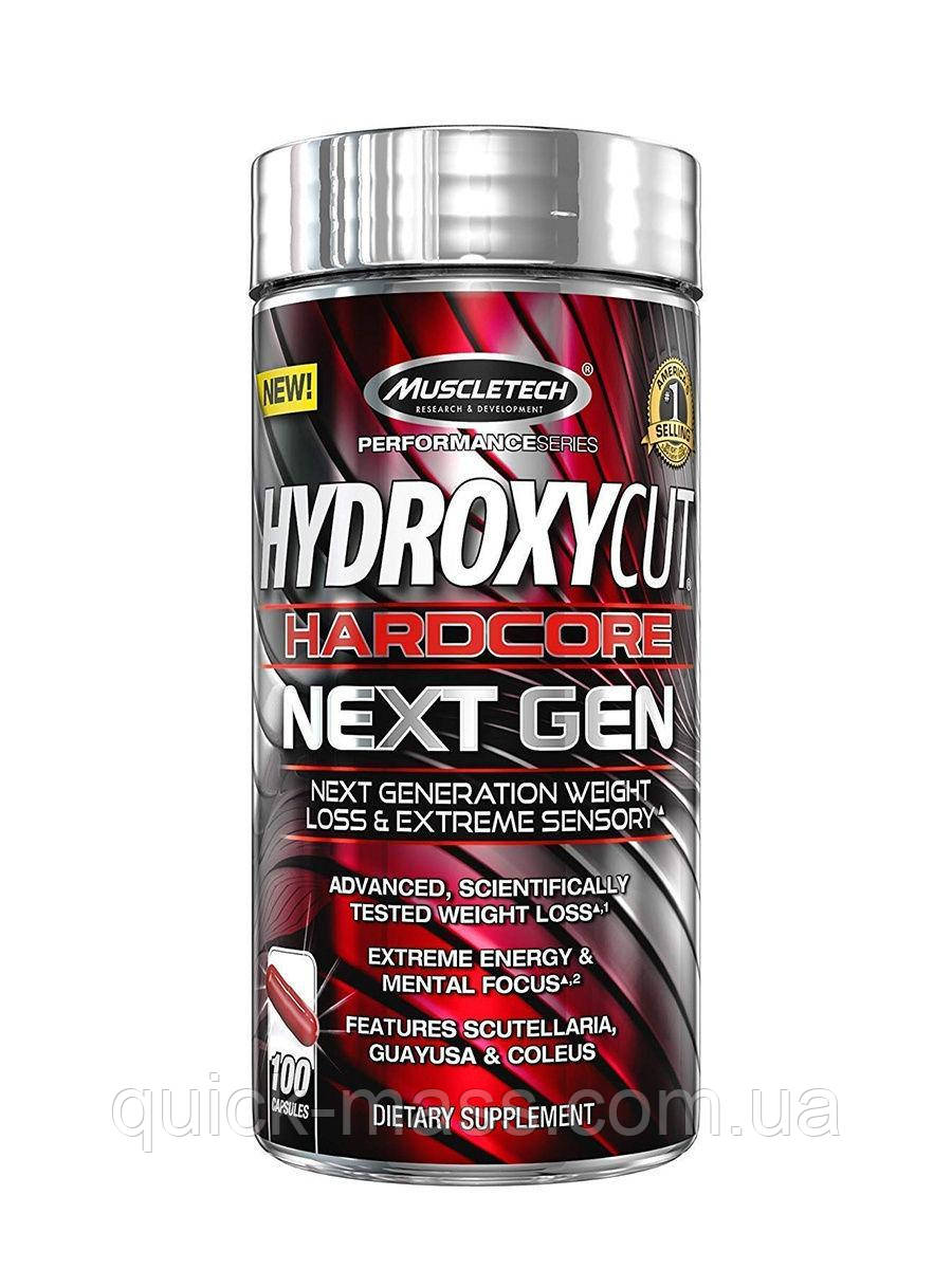 Жироспалювач MuscleTech Hydroxycute Hardcore Next Gen 100 капс