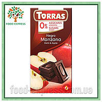 TORRAS черный с яблоком, без сахара 75Г