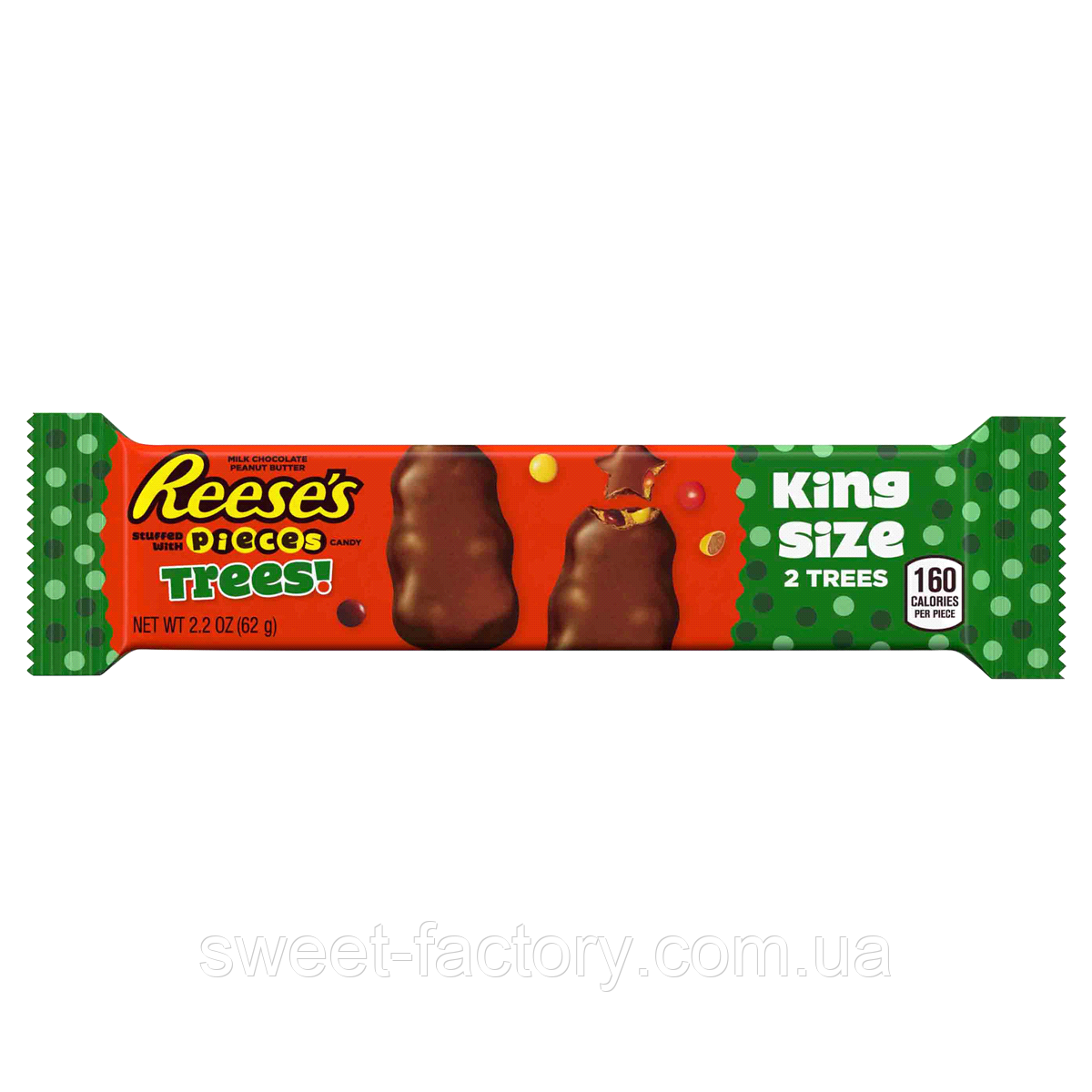 Reese's Peanut Butter Pieces Trees Milk Chocolate 62g