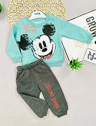 Теплий костюм дитячий для хлопчика і дівчинки Міккі Маус Mickey Mouse