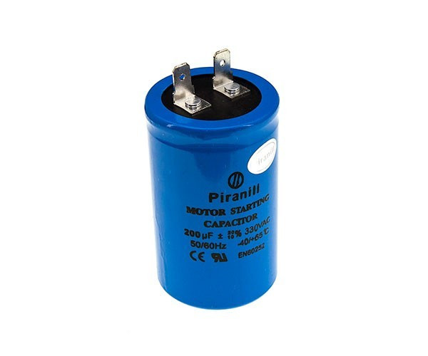 Пусковий конденсатор CD60 200 мкФ 330V з клемами