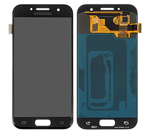 Модуль для Samsung Galaxy A3, Samsung A320, чорний,дисплей + сенсор
