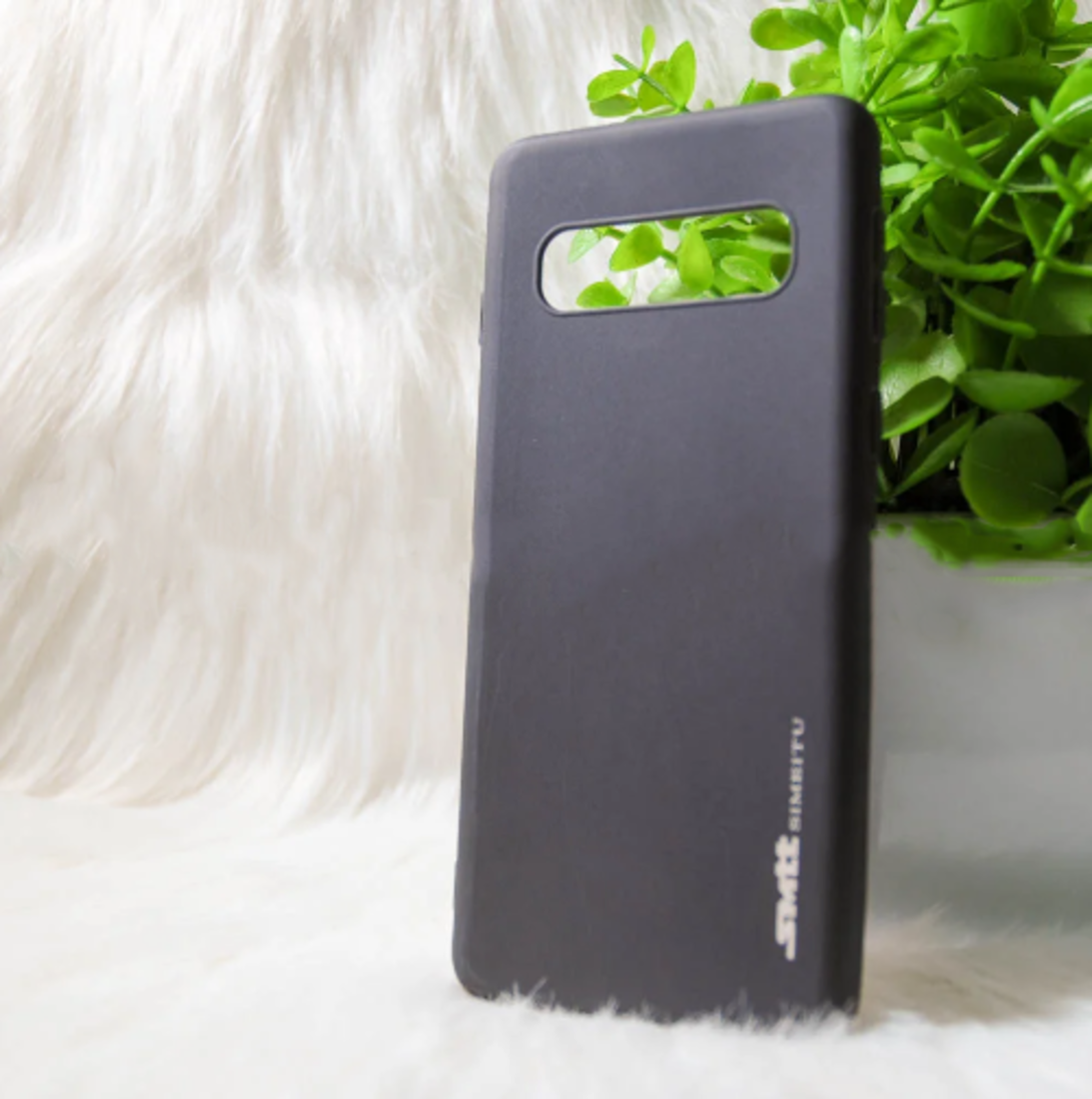 Силіконовий чохол Samsung S10 "SMTT" Чорний (black)