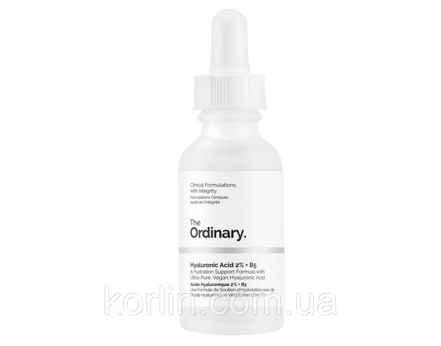 The Ordinary Hyaluronic Acid 2% + B5 Сироватка для обличчя з гіалуроновою кислотою 2% і вітаміном B5 Оригінал