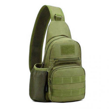 Сумка рюкзак тактическая военная EDC однолямочная HLV Protector Plus X216 A14 Olive, фото 1