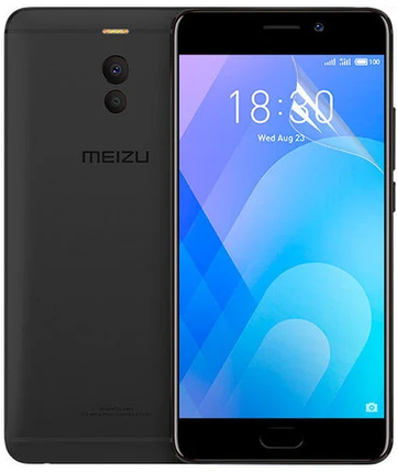Гідрогелева захисна плівка на Meizu M6 Note на весь екран прозора, фото 2