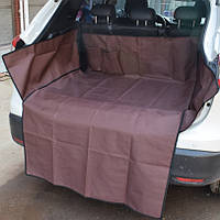 Чохол для перевезення великих собак у багажнику авто Коричневий