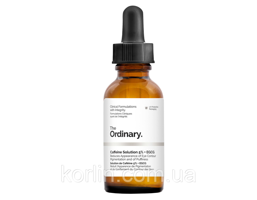 The Ordinary Caffeine Solution 5% + EGCG Сироватка для зони навколо очей із кофеїном Оригінал Канада