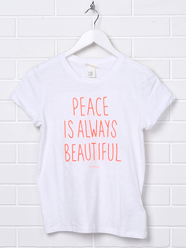 Футболка для дівчинки H&M (розмір 146/152) біла