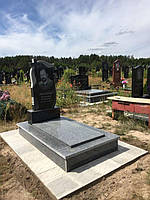 Гранитный памятник крест полотенце (Образец 029) 1